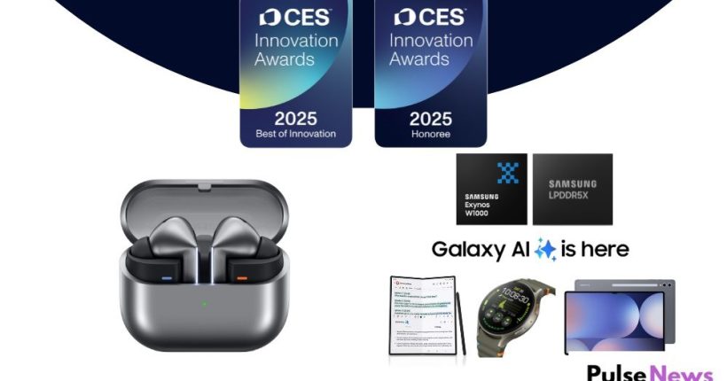 Samsung’s AI-Driven Innovations Recognized with Prestigious CES 2025 Innovation Awards Samsung AI Innovation in various fields