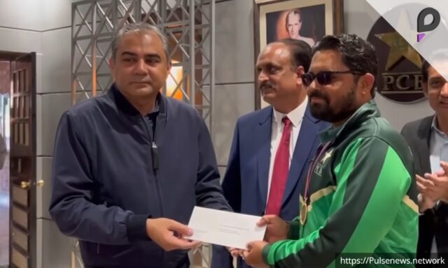 PCB Chairman Rewards Blind Cricket Team with 10 Million Prize