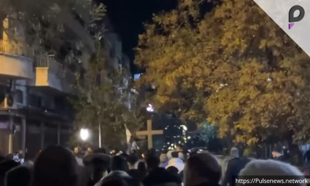 Syrian Christians Protest After Christmas Tree Burning Sparks Fear Pulse news network