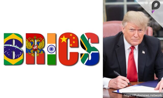 Trump Warns BRICS Countries Against Replacing the Dollar Pulse news network