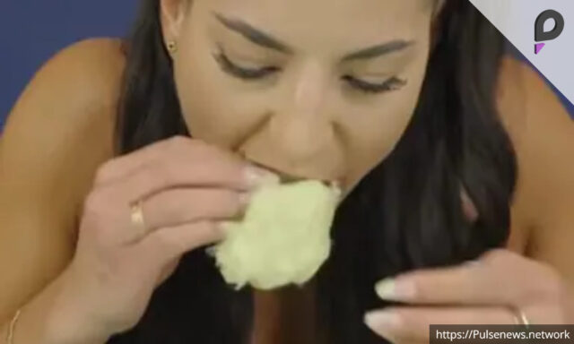 Woman Consumes 49 Grams of Green Cotton Candy for Guinness World Record Pulse news network