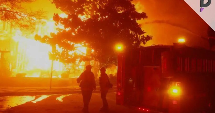Eaton Fire in Altadena Almost Half Controlled Pulse news network Eaton Fire in Altadena Almost Half Controlled Pulse news network