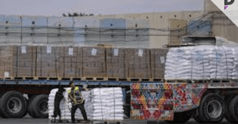 Gaza aid trucks Gaza aid trucks