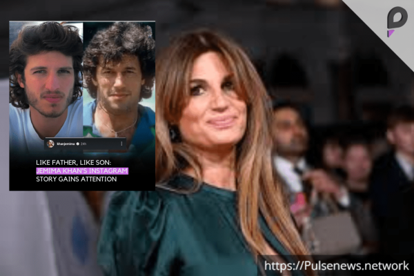 Jemima Khan touching photo