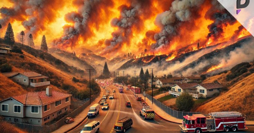 Los Angeles Wildfires Force New Evacuations as Blaze Spreads East Pulse news network Los Angeles Wildfires Force New Evacuations as Blaze Spreads East Pulse news network