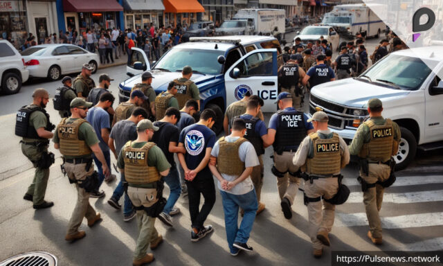 Nationwide Immigration Crackdown Leads to Mass Arrests of 956 People Pulse news network