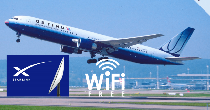 Starlink Wi-Fi on United Airlines Starlink Wi-Fi on United Airlines