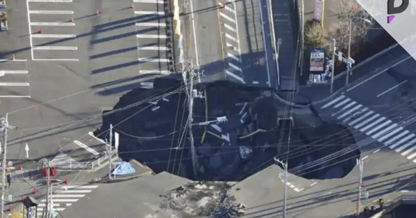 Truck Falls into Sinkhole in Japan, Driver Missing for Days Pulse news network Truck Falls into Sinkhole in Japan, Driver Missing for Days Pulse news network