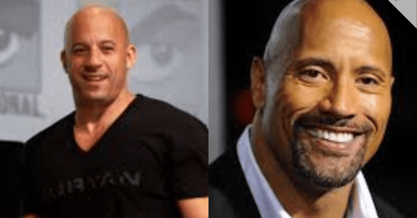 Vin Diesel and Dwayne Johnson feud Vin Diesel and Dwayne Johnson feud