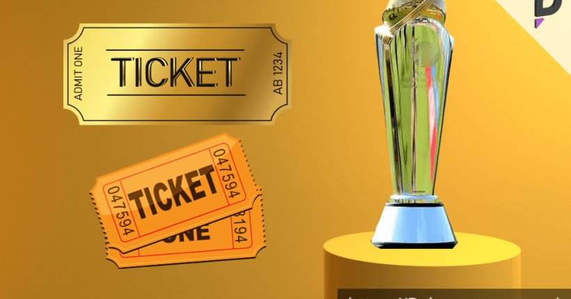 Champions Trophy 2025 physical tickets Champions Trophy 2025 physical tickets