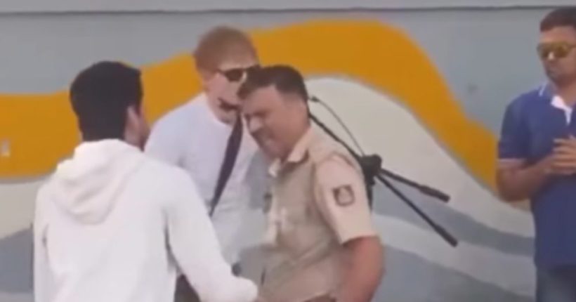 Ed Sheeran Stopped from Busking in Bengaluru Pulse news network Ed Sheeran Stopped from Busking in Bengaluru Pulse news network