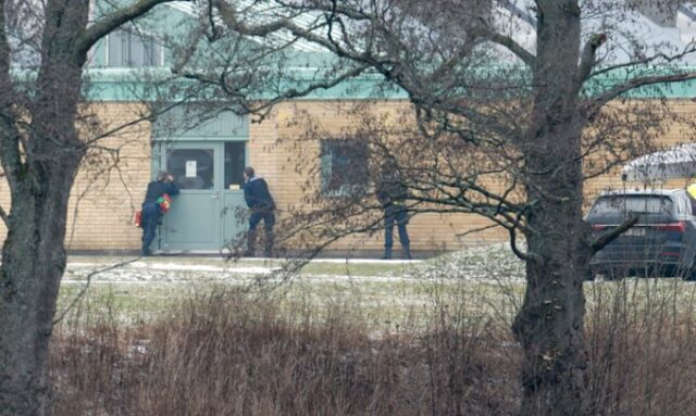 Five shot at school in Sweden