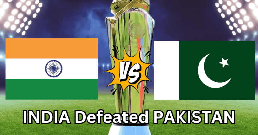 India Pakistan Champions Trophy 2025 India Pakistan Champions Trophy 2025