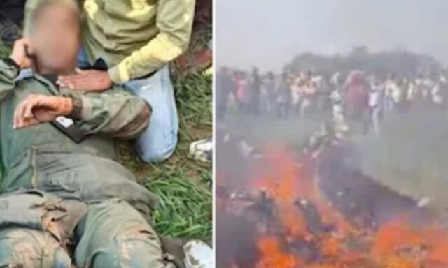 Indian Air Force Jet Crashes Pulse news network