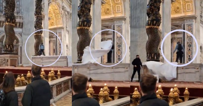 Man Damages Altar at St. Peter’s Basilica Pulse news network Man Damages Altar at St. Peter’s Basilica Pulse news network