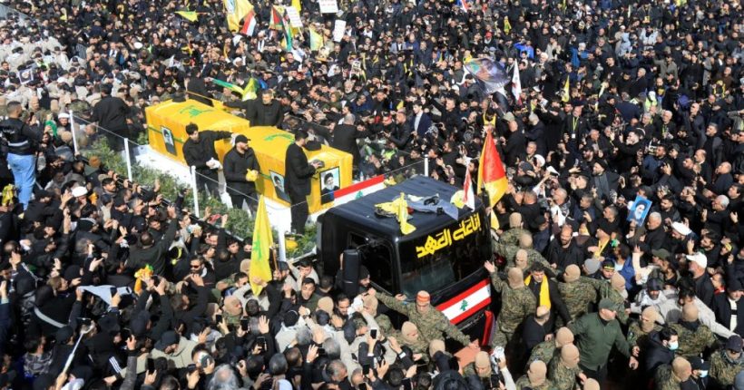 Mass Funeral Held for Slain Hezbollah Leader Nasrallah Pulse news network Mass Funeral Held for Slain Hezbollah Leader Nasrallah Pulse news network
