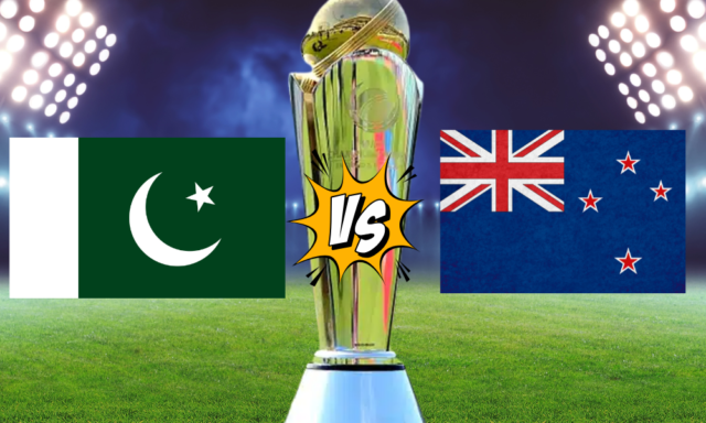 Pakistan won the Toss and bowled first Against New Zealand