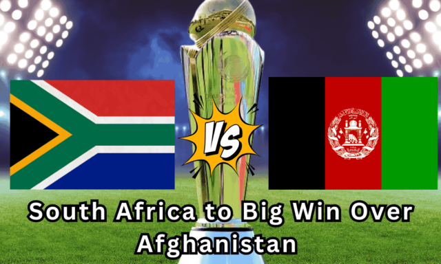 South Africa to Big Win Over Afghanistan