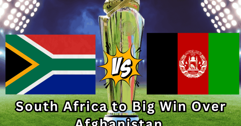 South Africa to Big Win Over Afghanistan South Africa to Big Win Over Afghanistan