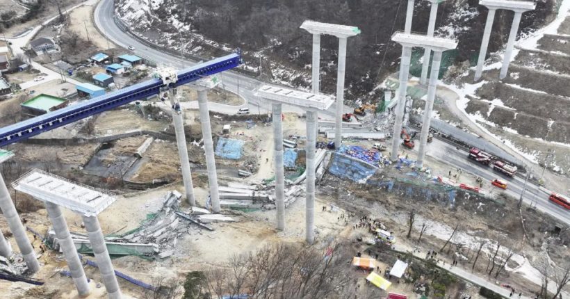 South Korea Overpass Collapses, Killing Four Pulse news network South Korea Overpass Collapses, Killing Four Pulse news network