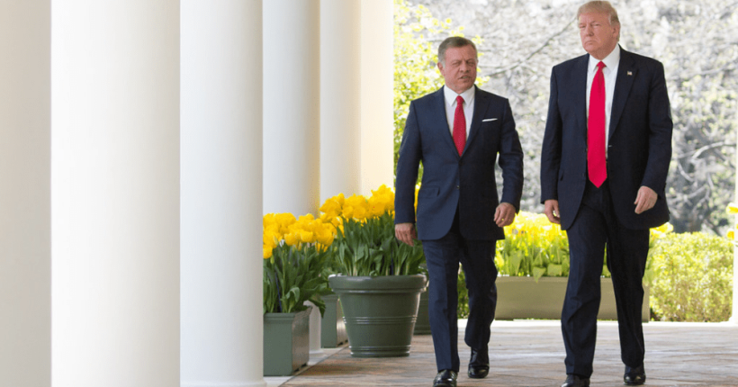 Trump hosted Jordan’s King Abdullah Trump hosted Jordan’s King Abdullah