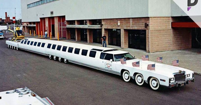 World’s Longest Car 26 Wheels, Seats 75 Passengers World's Longest Car 26 Wheels, Seats 75 Passengers