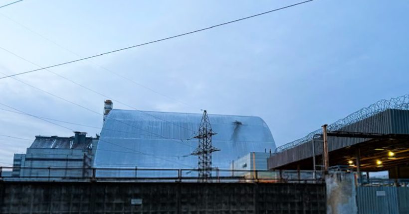 Zelenskyy Shares Footage of Russian Drone Strike on Chernobyl Zelenskyy Shares Footage of Russian Drone Strike on Chernobyl