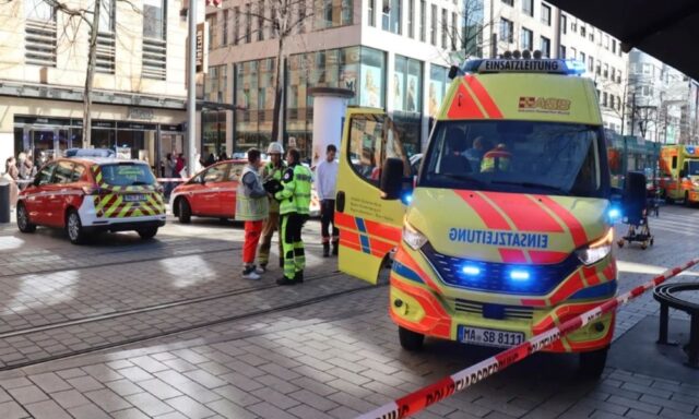 Car Hits Crowd in Mannheim, Leaving One Dead and 15 Critical Pulse news network (1)