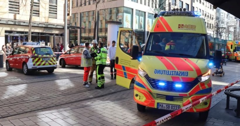 Car Hits Crowd in Mannheim, Leaving One Dead and 15 Critical Pulse news network (1)