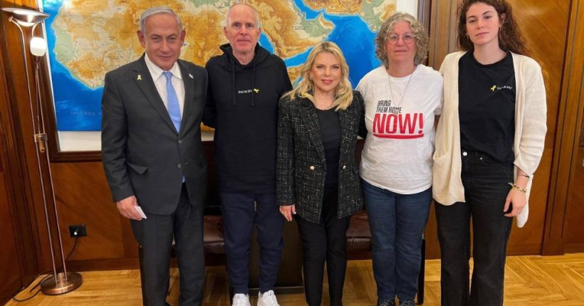 Netanyahu Meets Freed Hostage Keith Siegel Pulse news network Netanyahu Meets Freed Hostage Keith Siegel Pulse news network