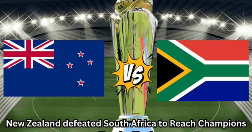New Zealand defeated South Africa New Zealand defeated South Africa
