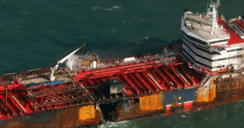 Russian Captain Arrested After Cargo Ship Collides with Oil Tanker Pulse news network Russian Captain Arrested After Cargo Ship Collides with Oil Tanker Pulse news network