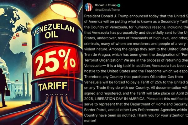 Trump Announces 25% Tariff on Nations Buying Venezuelan Oil Pulse news network Trump Announces 25% Tariff on Nations Buying Venezuelan Oil Pulse news network