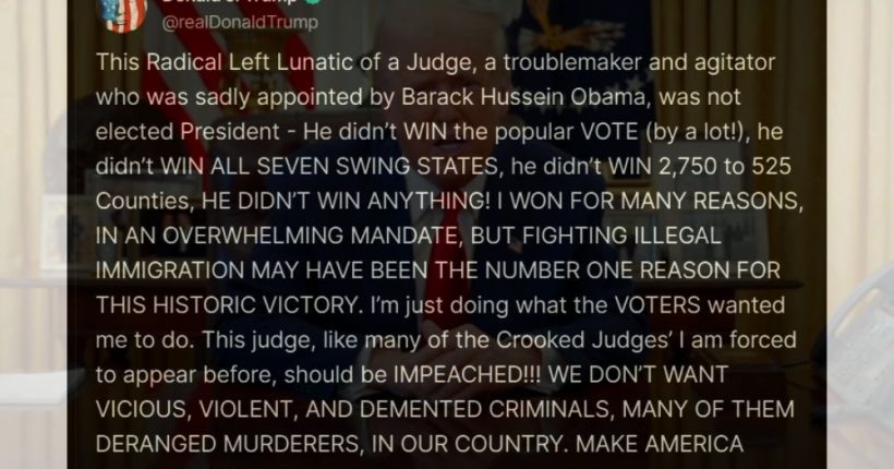 Trump Demands Judge ’s Impeachment Over Deportation Ruling Pulse news network Trump Demands Judge ’s Impeachment Over Deportation Ruling Pulse news network
