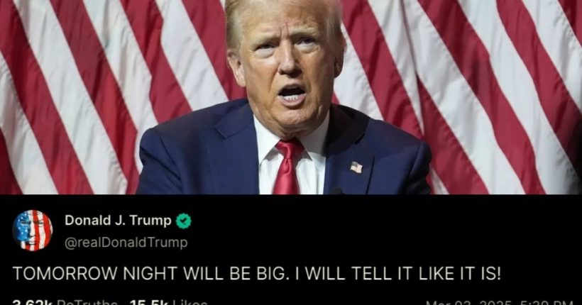 Trump Hints at Major Announcement Before Congressional Address Pulse news network