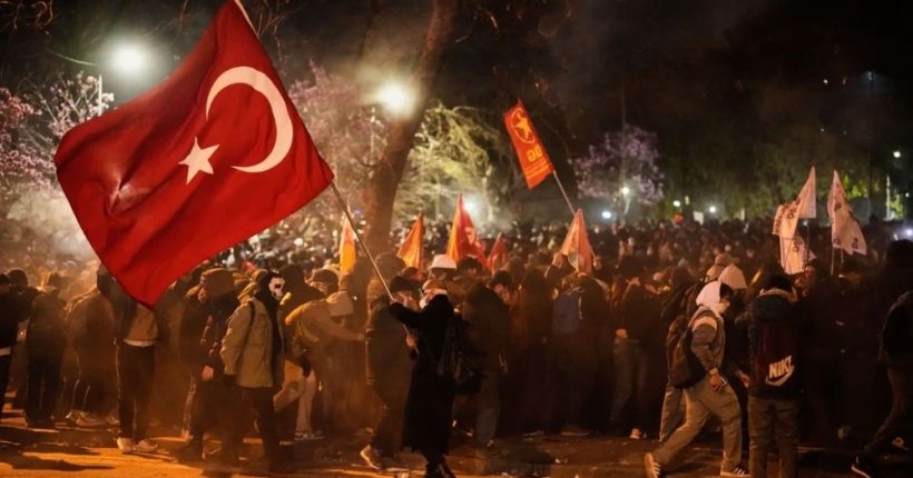 Turkey Detains 343 Protesters Amid Outrage Over Istanbul Mayor's Arrest Pulse news network